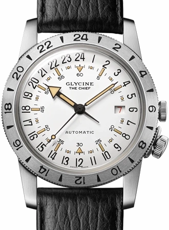 Airman ??The Chief?? Purist White - Leather Ref. GL0471,automatic watch,automatic watches for men,automatic watches for women,luxury automatic watch,minimalist automatic watch,dress automatic watch,vintage automatic watch,automatic watch sale