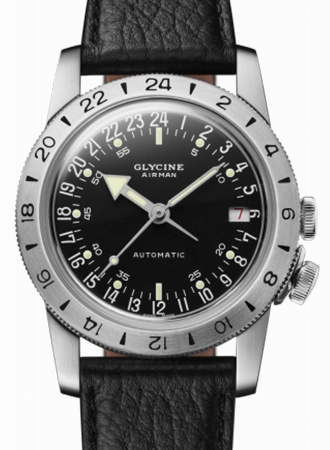 Airman No. 1 Black Purist 36 Ref. GL0371,automatic watch,automatic watches for men,automatic watches for women,luxury automatic watch,minimalist automatic watch,dress automatic watch,vintage automatic watch,automatic watch sale