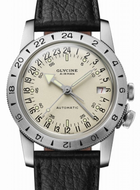 Airman No. 1 Cream GMT 36 Ref. GL0372,automatic watch,automatic watches for men,automatic watches for women,luxury automatic watch,minimalist automatic watch,dress automatic watch,vintage automatic watch,automatic watch sale