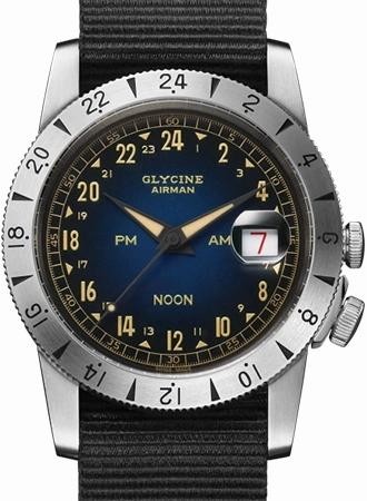 Airman Vintage NOON Degrade Blue Ref. GL0477,automatic watch,automatic watches for men,automatic watches for women,luxury automatic watch,minimalist automatic watch,dress automatic watch,vintage automatic watch,automatic watch sale