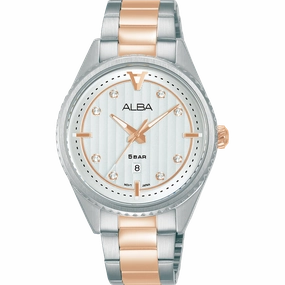 Alba Active Dress Analogue Silver Dial Womens Watch AH7AJ7X 