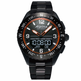 Alpina Men's Smartwatch - AlpinerX HSW Black Dial | AL-283LBO5AQ6B Luxury Quartz Watch Quartz Watch Sale