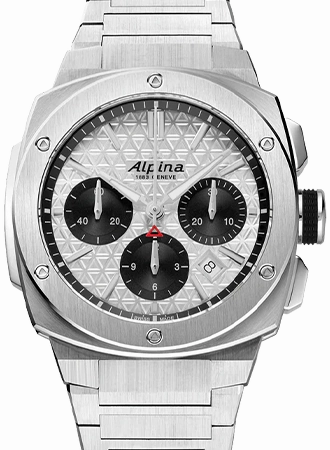 Alpiner Extreme Chronograph Automatic Silver - Bracelet Ref. AL-730SB4AE6B,automatic watch,automatic watches for men,automatic watches for women,luxury automatic watch,minimalist automatic watch,dress automatic watch,vintage automatic watch,automatic watch
