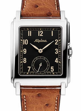 Alpiner Heritage Carree Automatic Black Ref. AL-530BA3C6,automatic watch,automatic watches for men,automatic watches for women,luxury automatic watch,minimalist automatic watch,dress automatic watch,vintage automatic watch,automatic watch sale