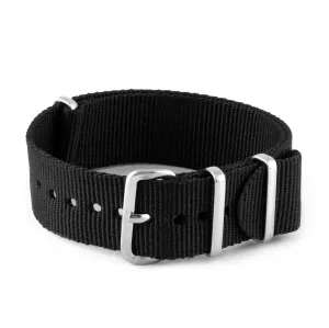 a??Nylon / fabric nato strap - Black Luxury watch bands Limited edition watch bands