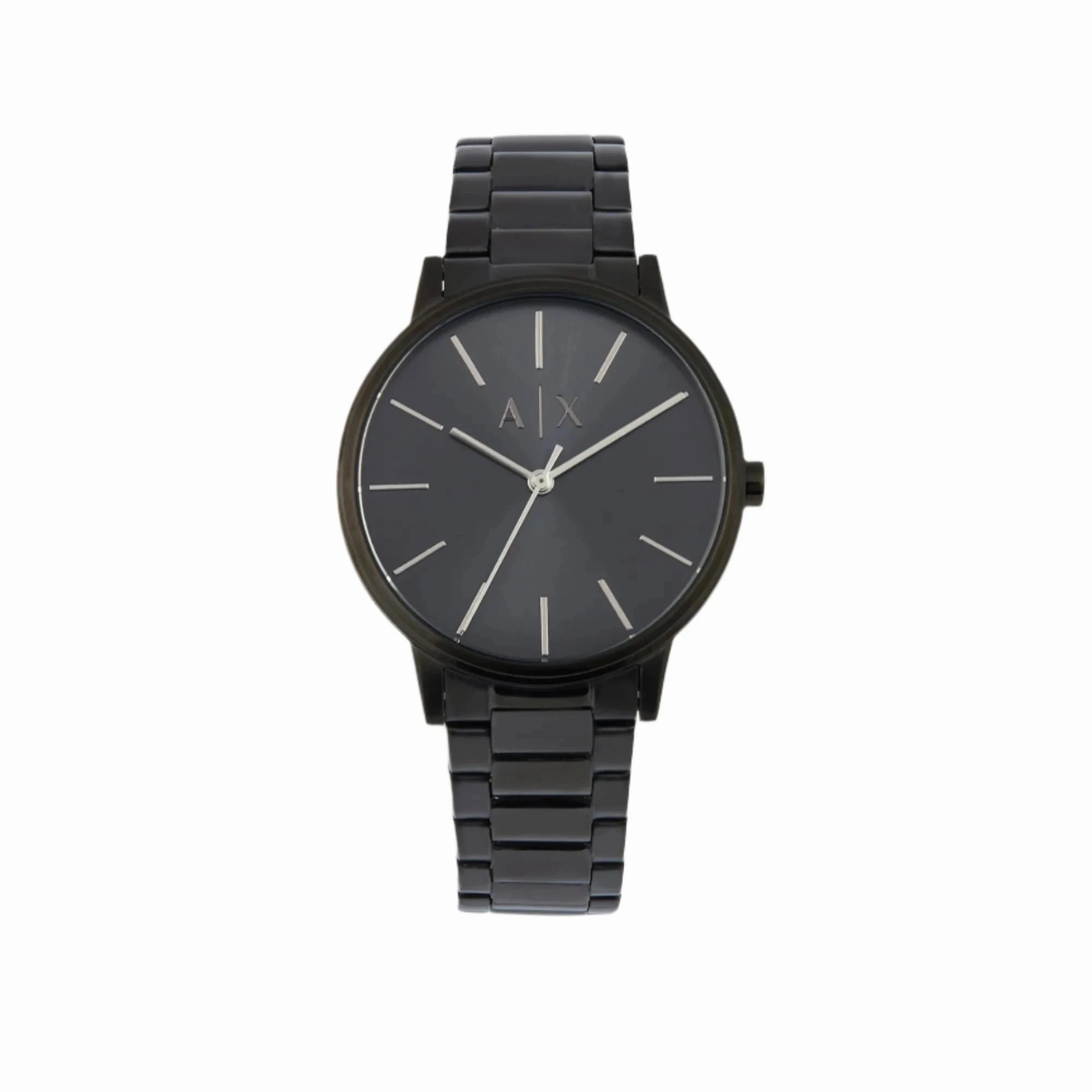 Armani Cayde Elegant Black Steel Band Timepiece AX2701 