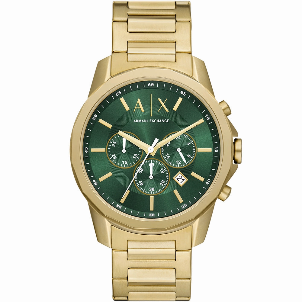 Armani Exchange Banks AX1746 Chronograph stainless steel watch clasp High quality stainless steel watch
