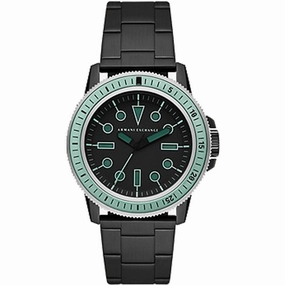 Armani Exchange Men's Watch - Classic Quartz Black Stainless Steel Bracelet | AX1858 