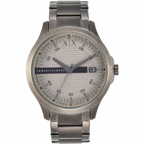 Armani Exchange Men's Watch - Hampton Quartz Light Grey Dial Grey Bracelet | AX2194 men's watches best men's watches under $500 affordable men's watches men watches classic