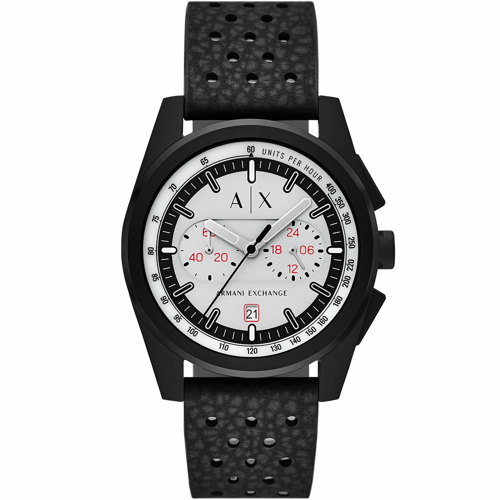 Armani Exchange Parker AX2865 Chronograph Affordable Leather Watch Leather Watch Discount