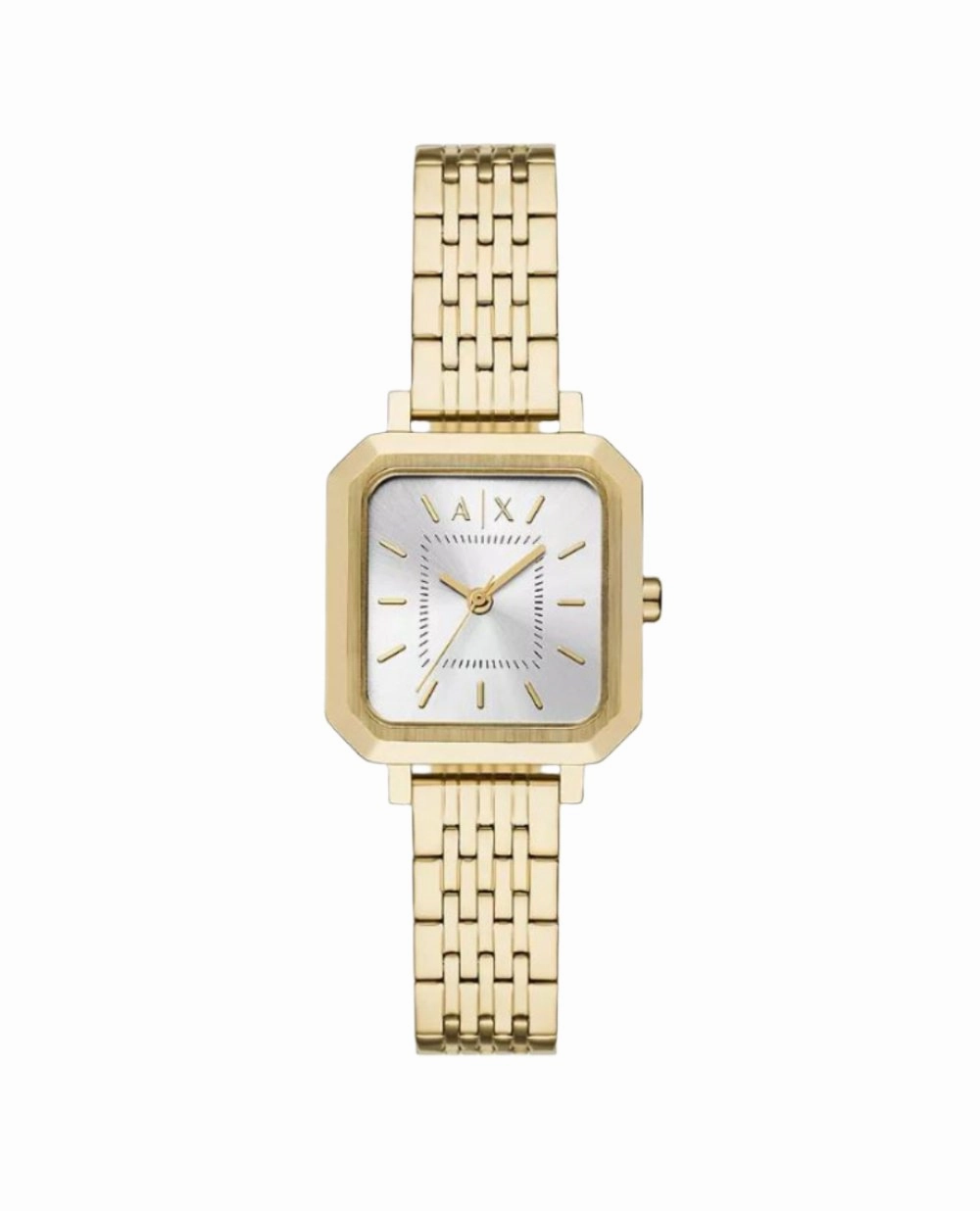 Armani Silver Dial Gold Tone Stainless Steel Watch AX5725 
