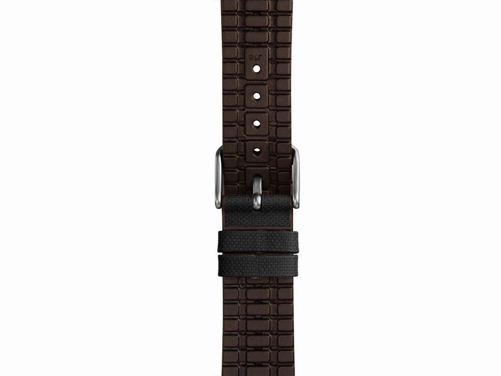Arne Black/Brown Leather Strap