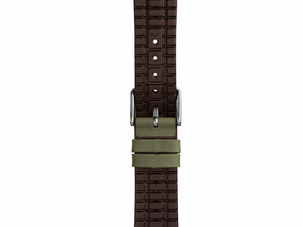 Arne Green/Brown Leather Strap