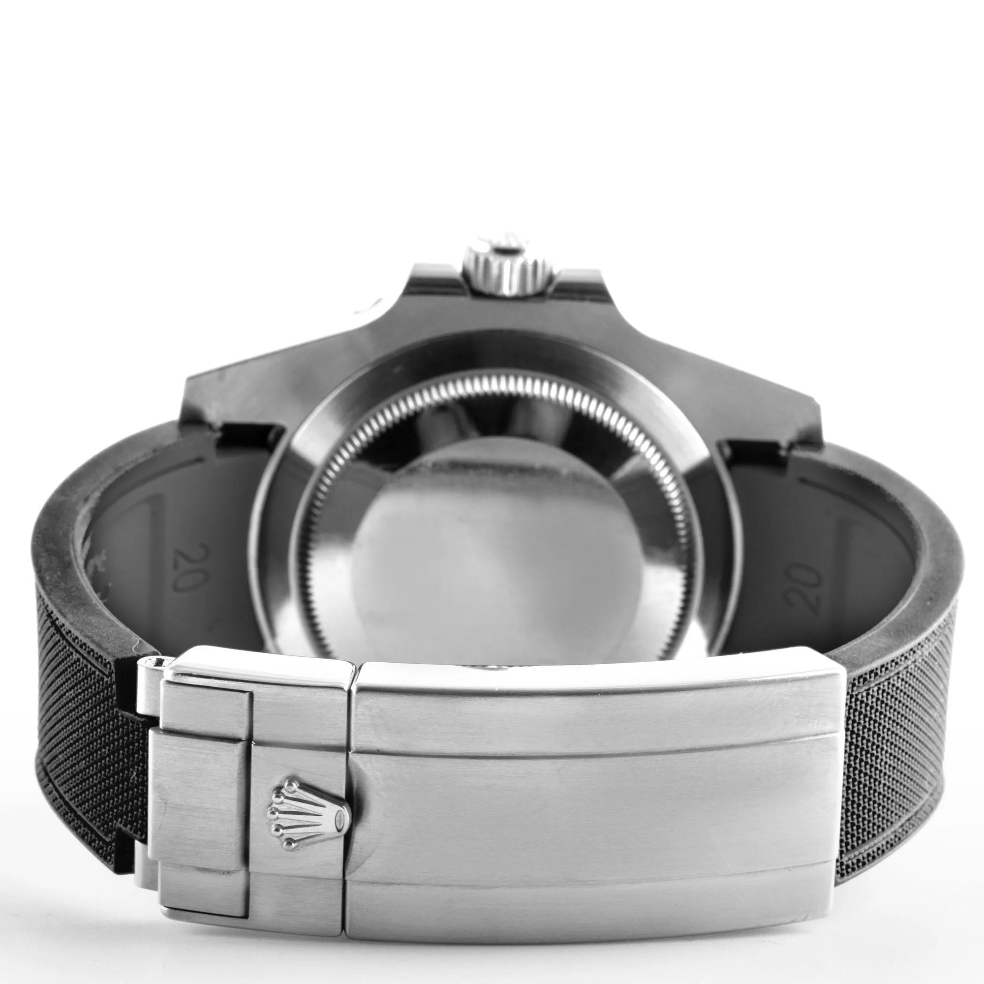 a??Rolex Oyster - R Strap Premium a?? Cordura pattern rubber watch band for Oyster Perpetual Datejust 36mm