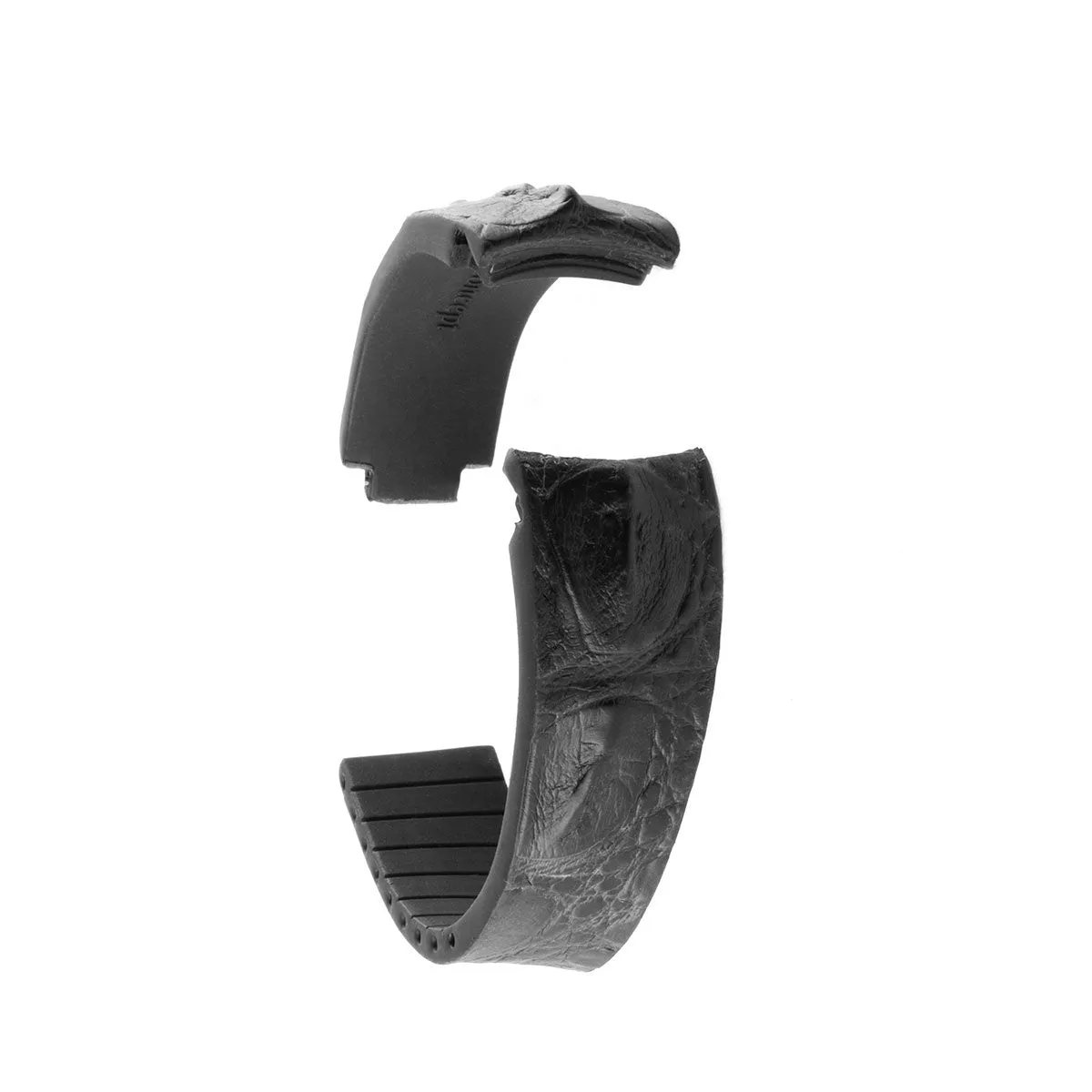 a??Rolex - R Strap leather watch band - Hornback alligator (black, brown, blue, grey, red, green...)