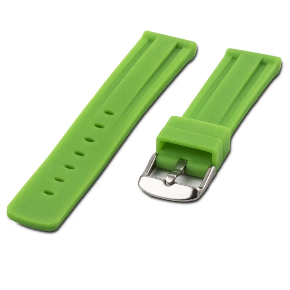 a??Rubber watch band (black, brown, white, green, red, orange, yellow, blue)