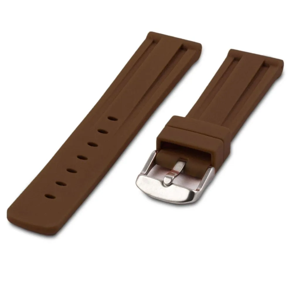 a??Rubber watch band (black, brown, white, green, red, orange, yellow, blue)