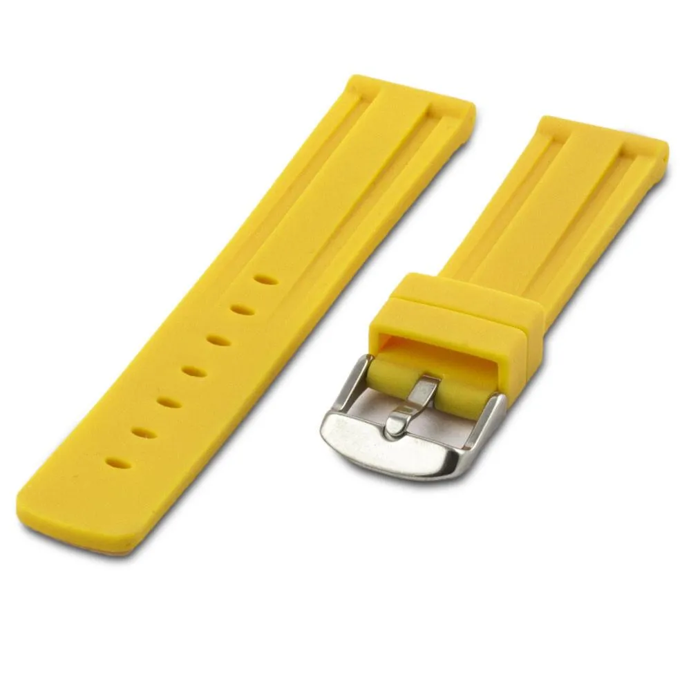 a??Rubber watch band (black, brown, white, green, red, orange, yellow, blue)