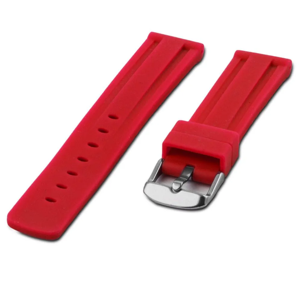 a??Rubber watch band (black, brown, white, green, red, orange, yellow, blue)