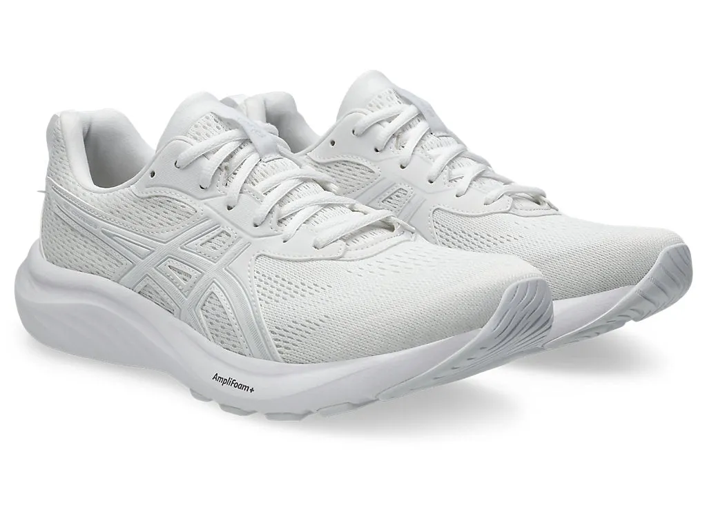 ASICS MEN'S GEL CONTEND 9 WHITE/GREY RUNNING SHOE