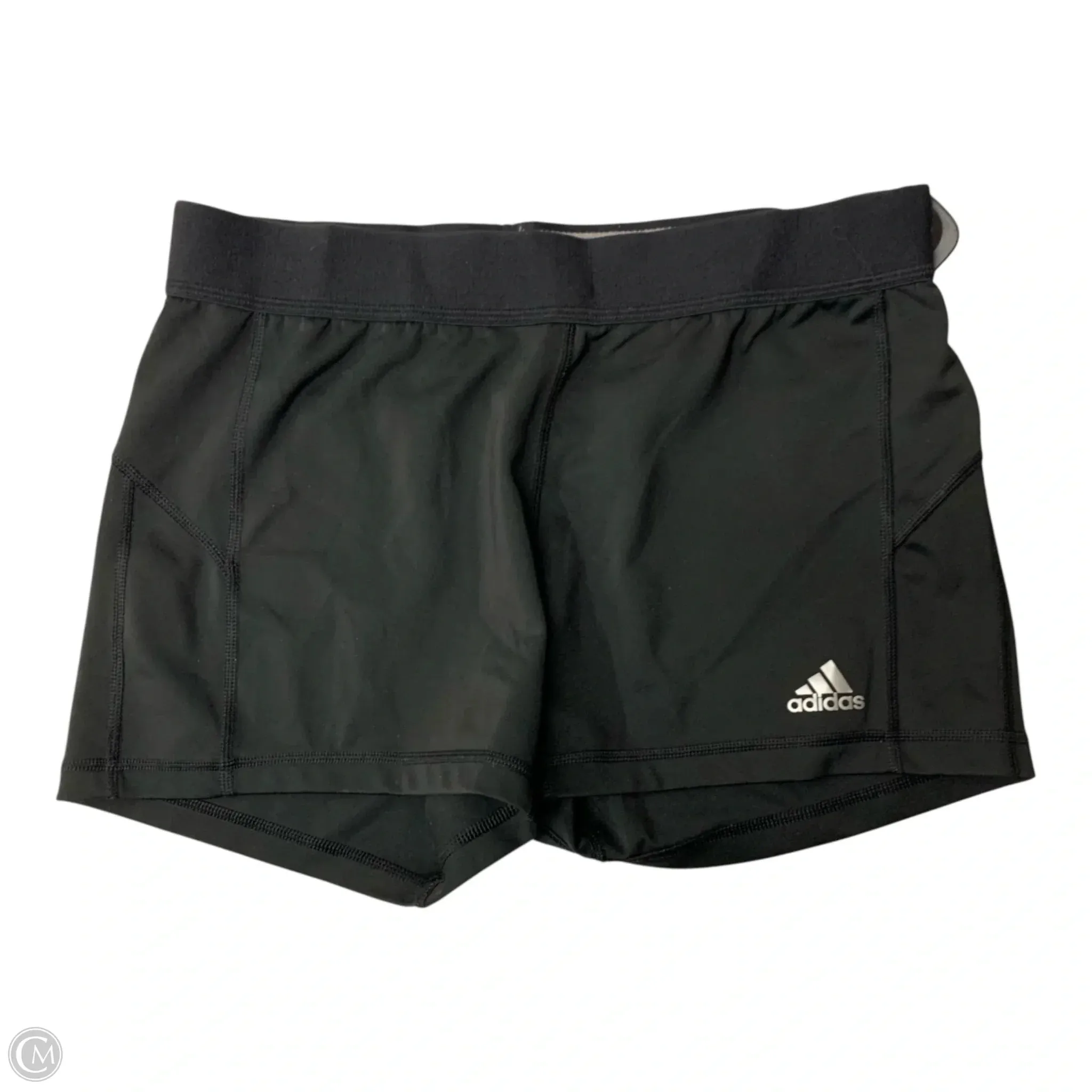 Athletic Shorts By Adidas In Black, Size: L