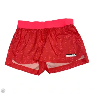 Athletic Shorts By Adidas In Pink & Red, Size: M