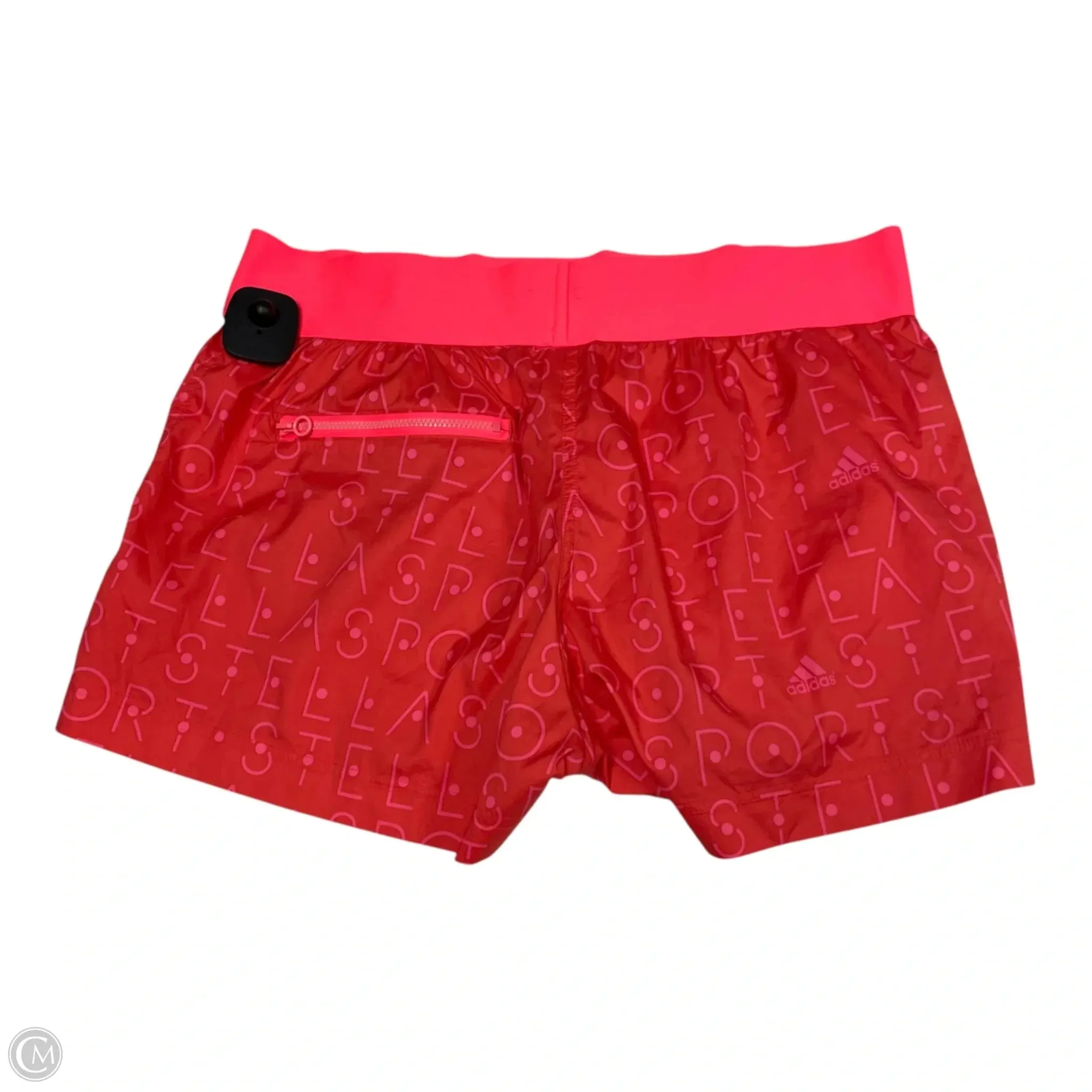 Athletic Shorts By Adidas In Pink & Red, Size: M