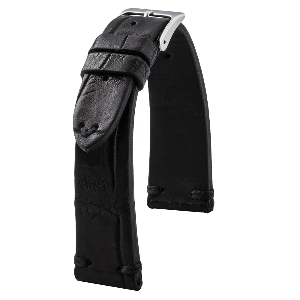 a??Vintage strap - Leather watchstrap - Alligator (black, brown, kaki, burgundy, red, purple)