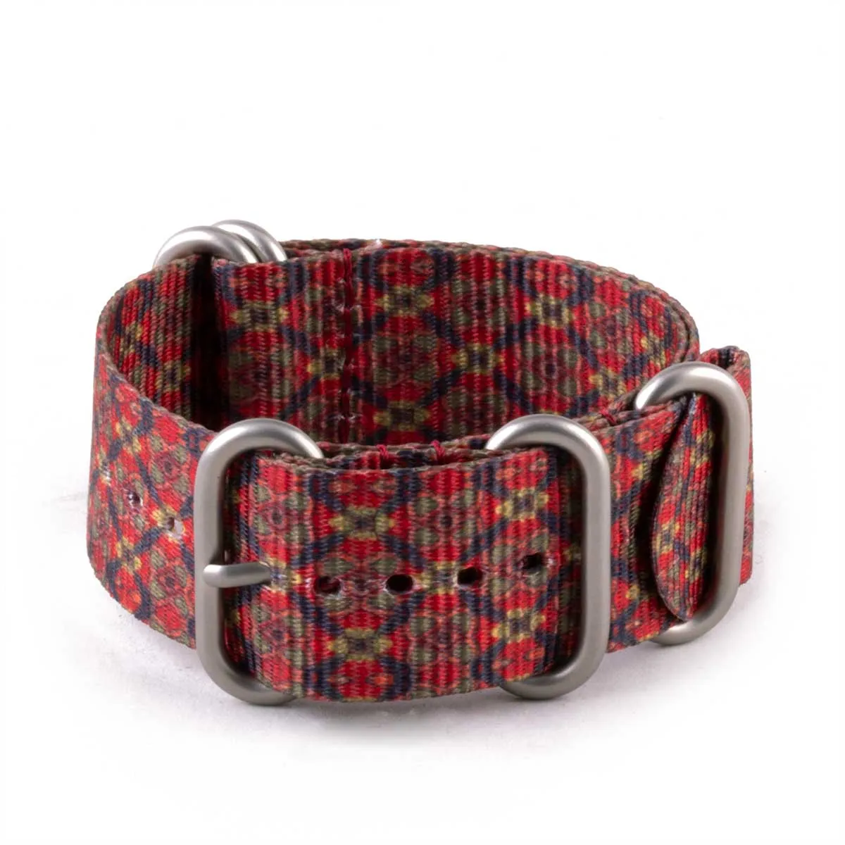a??Zulu nato watch band 5 rings - Nylon / fabric (solid color, stripes, pattern)
