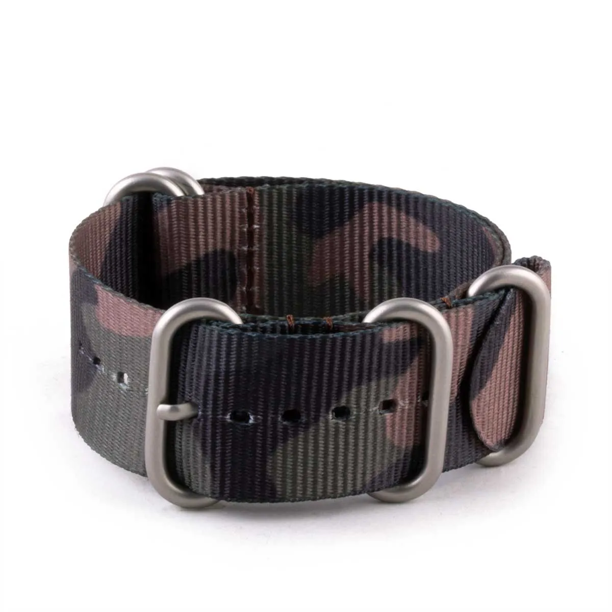 a??Zulu nato watch band 5 rings - Nylon / fabric (solid color, stripes, pattern)