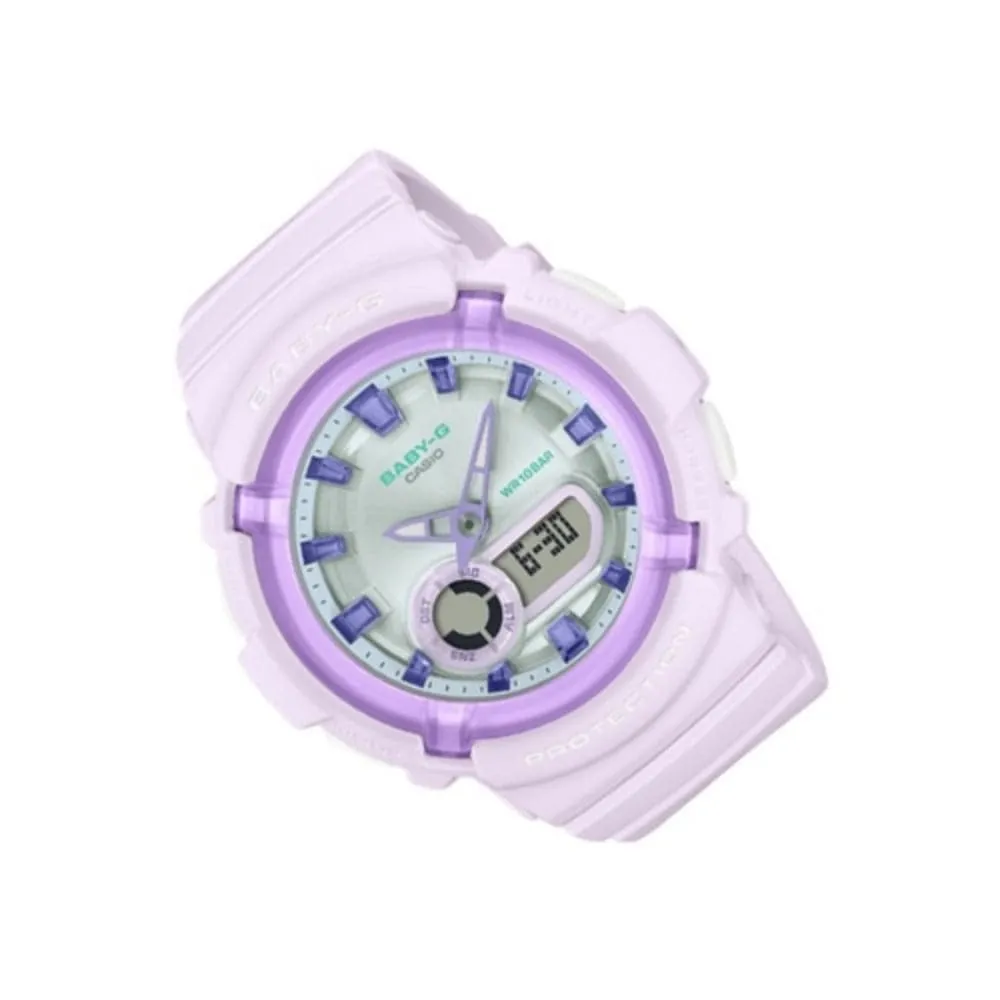 Baby-G Analog-Digital Purple Women Watch BGA-280SW-6ADR