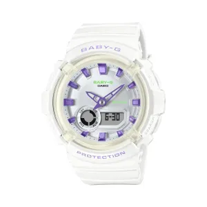    Baby-G Analog-Digital White Resin Strap Women's Watch BGA-280DN-7ADR 