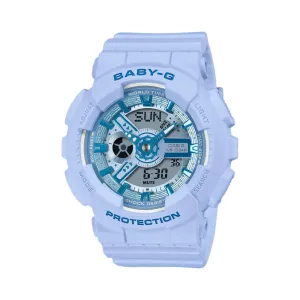    Baby-G BA-110 Series Light Blue Resin Watch BA-110YK-2ADR 