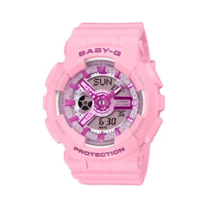    Baby-G BA-110 Series Light Pink Resin Watch BA-110YK-4ADR 