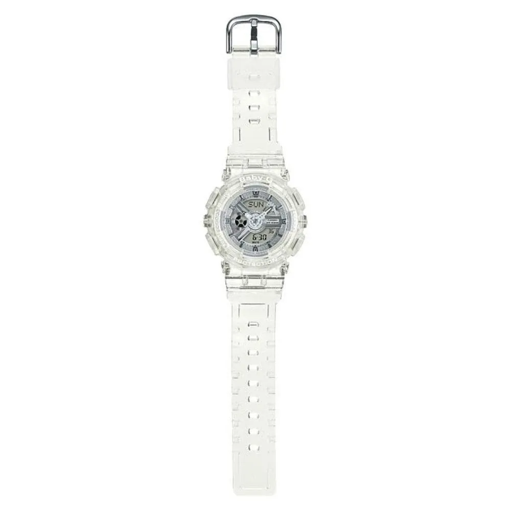 Baby-G BA-110CR-7ADR-P DIGITAL QUARTZ WHITE RESIN WOMEN'S WATCH
