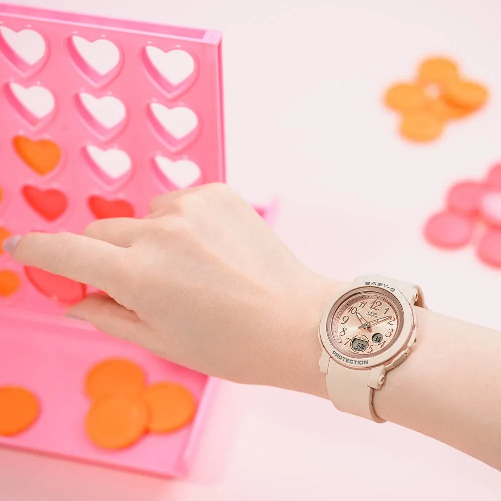 Baby-G Beige Resin Strap Women Watch BGA-290SA-4ADR
