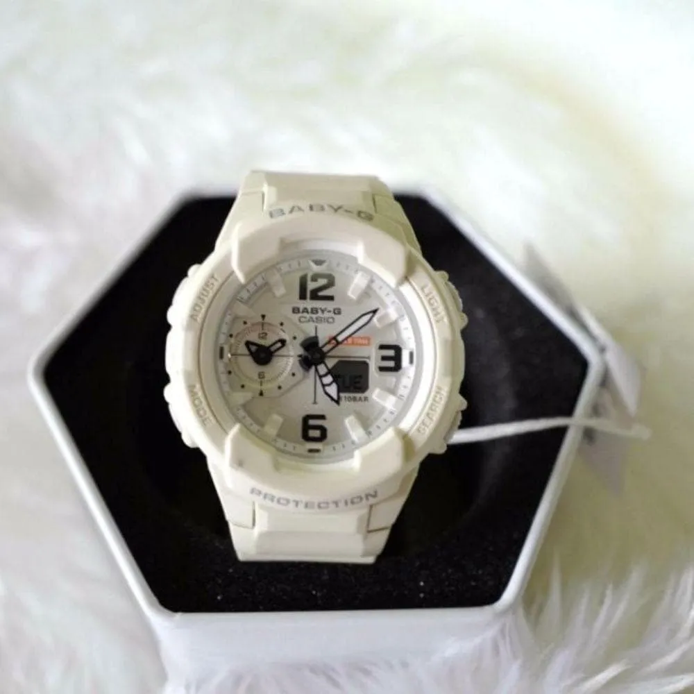 Baby-G BGA-230-7B2DR-P DIGITAL QUARTZ WHITE RESIN UNISEX'S WATCH