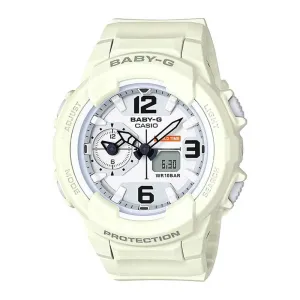    BABY-G BGA-230-7B2DR-P DIGITAL QUARTZ WHITE RESIN UNISEX'S WATCH 