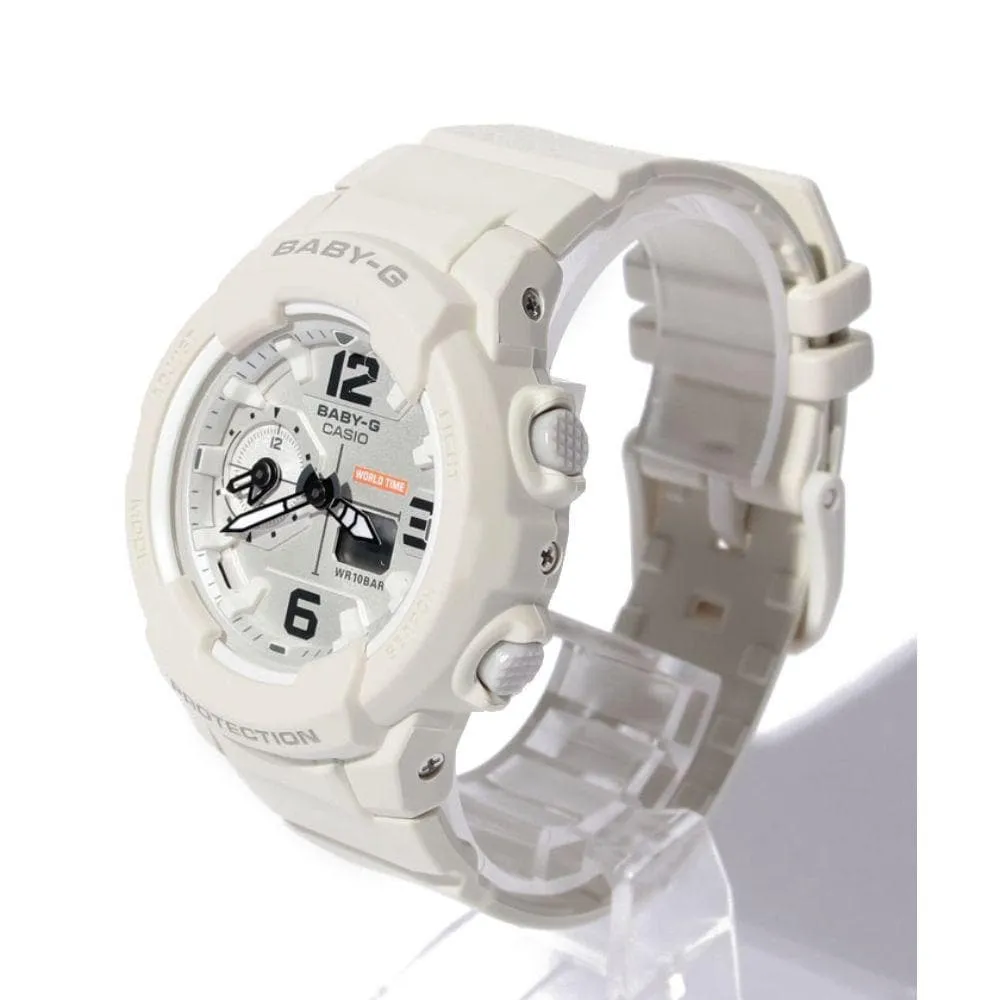 Baby-G BGA-230-7B2DR-P DIGITAL QUARTZ WHITE RESIN UNISEX'S WATCH