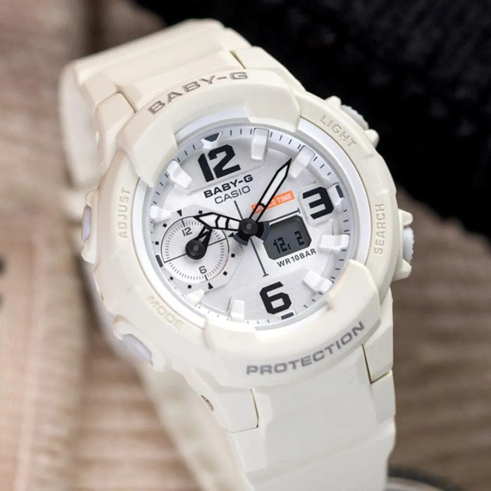 Baby-G BGA-230-7B2DR-P DIGITAL QUARTZ WHITE RESIN UNISEX'S WATCH
