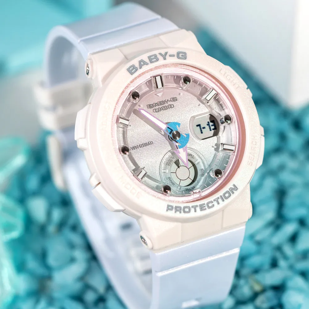 Baby-G BGA-250-7A3DR NEON ILLUMINATOR WOMEN'S WATCH