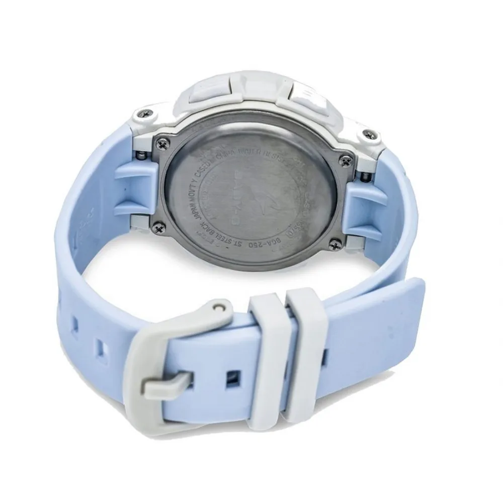 Baby-G BGA-250-7A3DR NEON ILLUMINATOR WOMEN'S WATCH