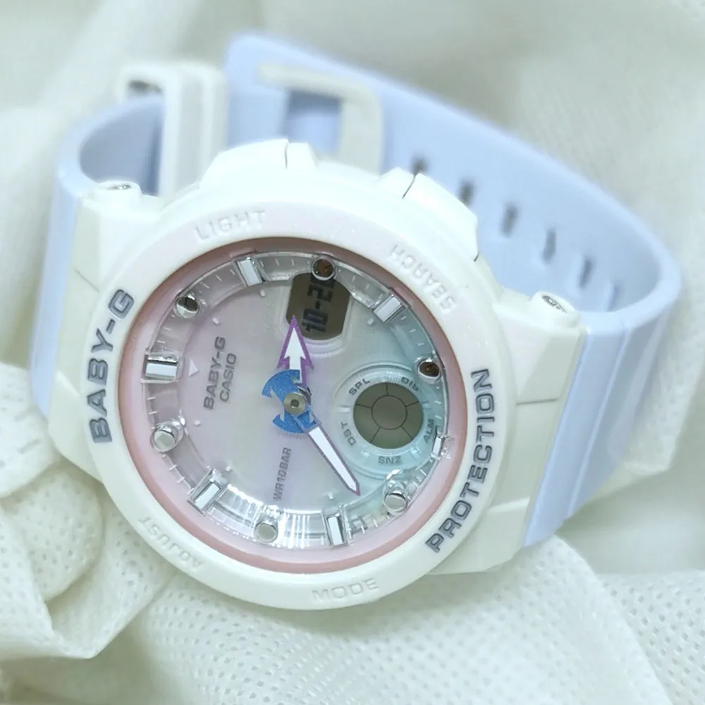 Baby-G BGA-250-7A3DR NEON ILLUMINATOR WOMEN'S WATCH