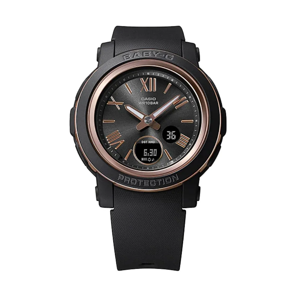 Baby-G BGA-290-1ADR BLACK RESIN STRAP WOMEN'S WATCH