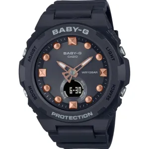    Baby-G BGA-320 Series Black Resin Strap Women Watch BGA-320-1ADR 