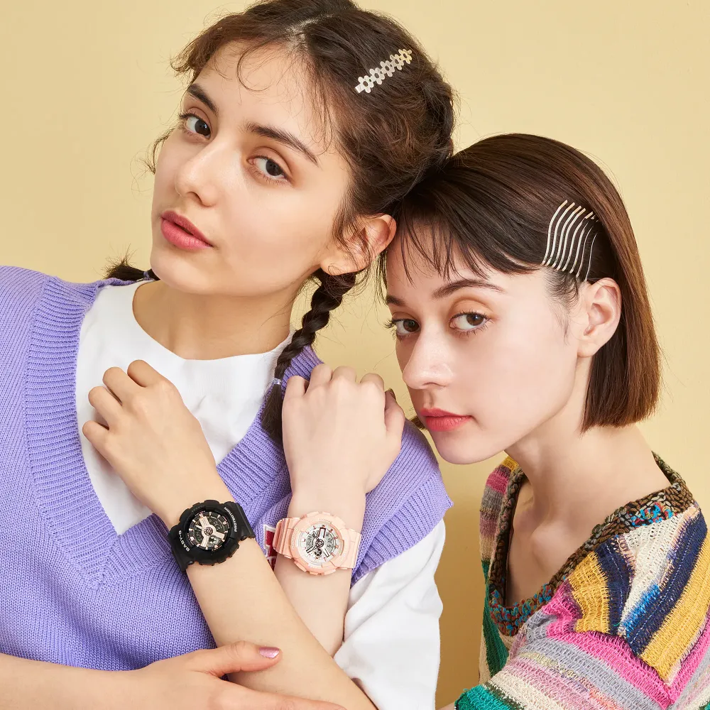 Baby-G Black Resin Strap Women Watch BA-110XRG-1ADR-P