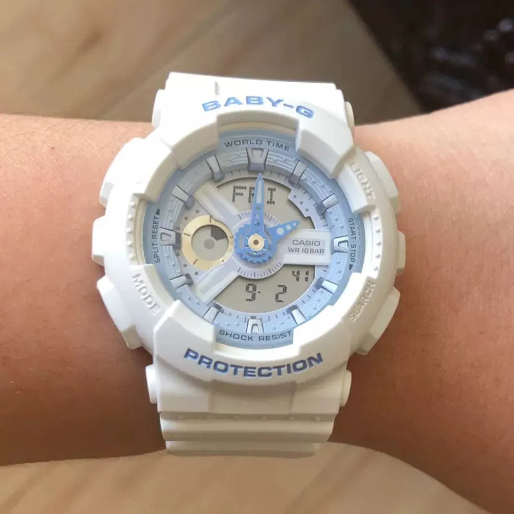Baby-G Casual Blue Dial Women Watch BA-110XBE-7ADR