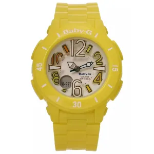    Baby-G Digital-Analogue Yellow Resin Strap Women Watch BGA-170-9BDR-P 