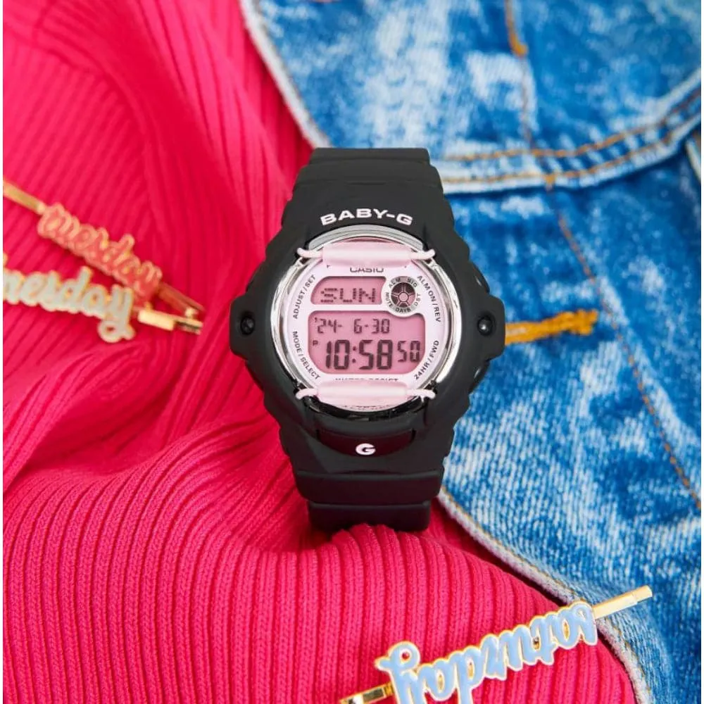 Baby-G Digital Black Resin Strap Women Watch BG-169U-1CDR-P