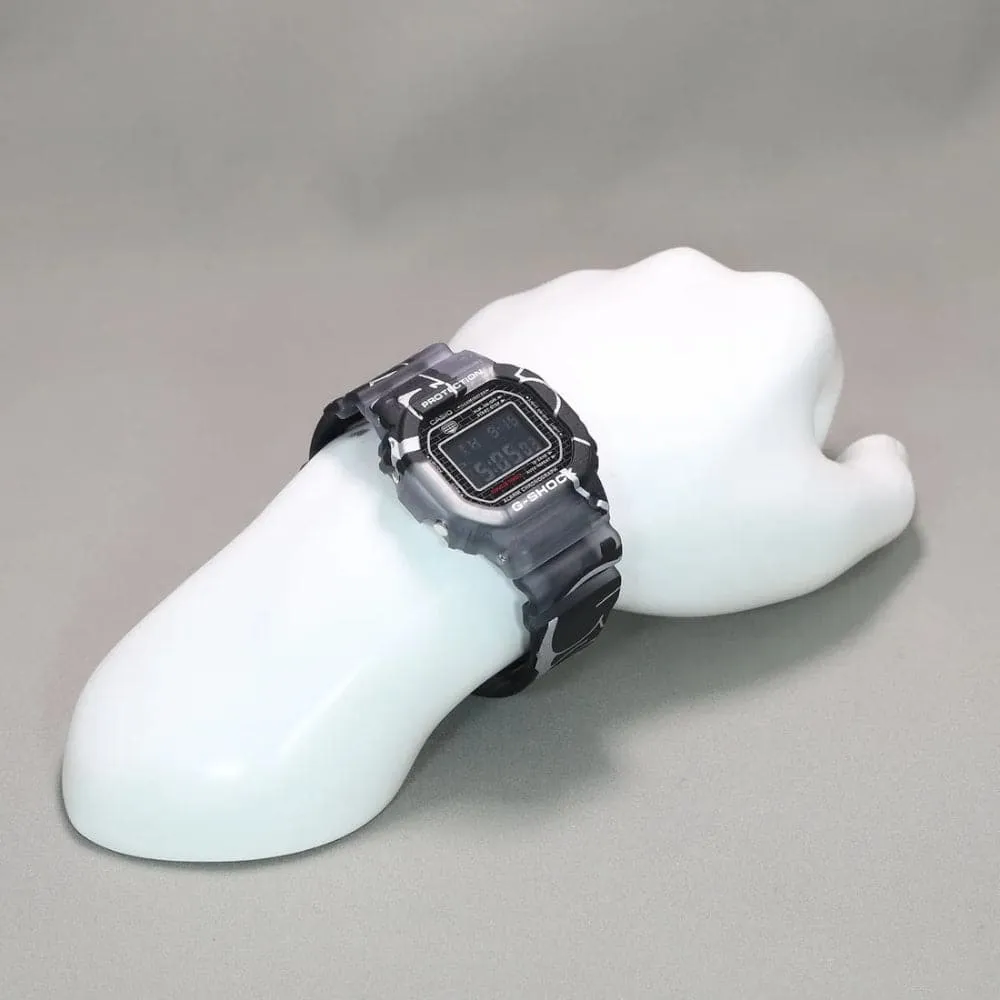 Baby-G Digital Gray Resin Strap Men Watch DW-5000SS-1DR-P